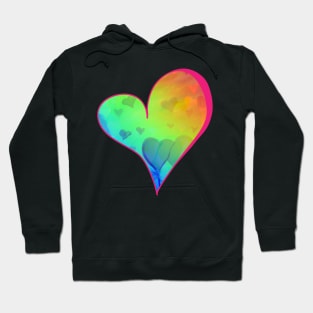 Rainbow Heart Hoodie